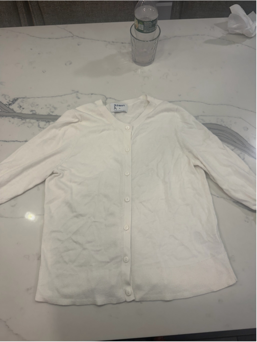 Women's Old Navy Cardigan Sweater Size M White